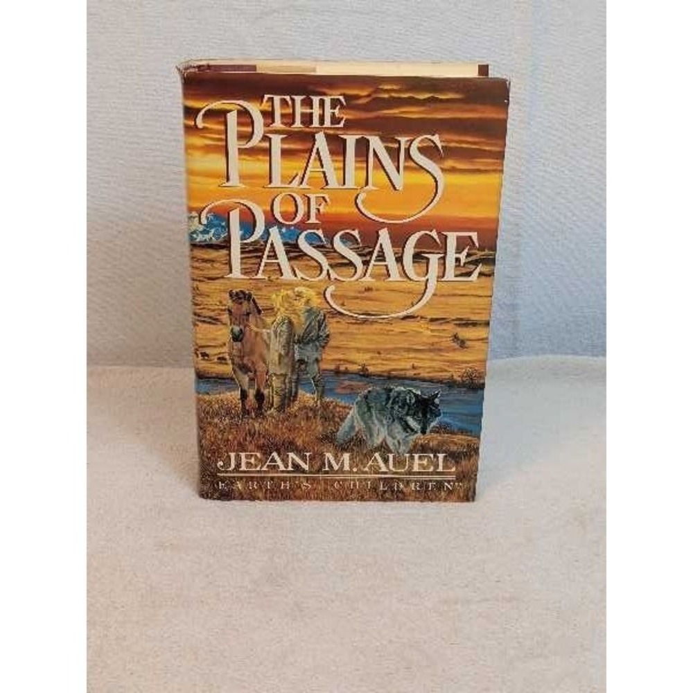 Jean M Auel The Plains of Passage Hardcover 1990 Earth's Children 1st